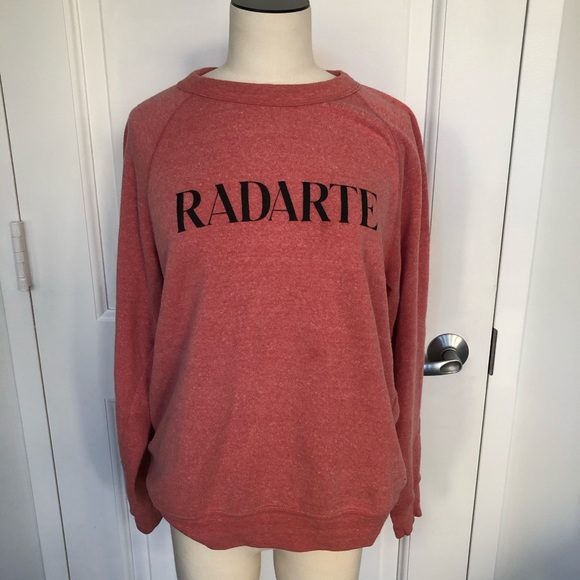 Rodarte Tops - Heather Eco Red Radarte Sweatshirt - Medium